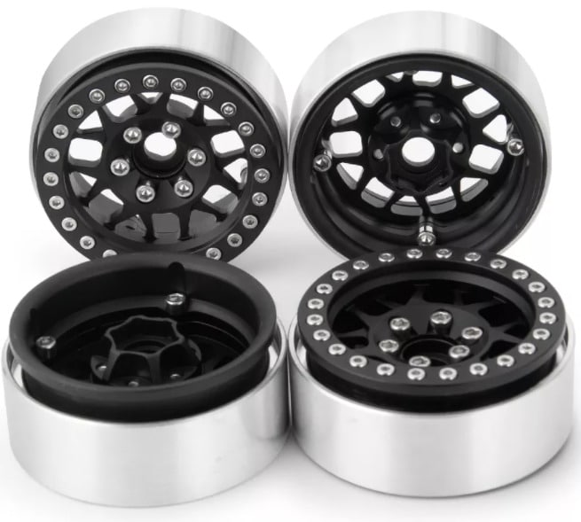 Set of (4) 1.9 Beadlock Wheels
