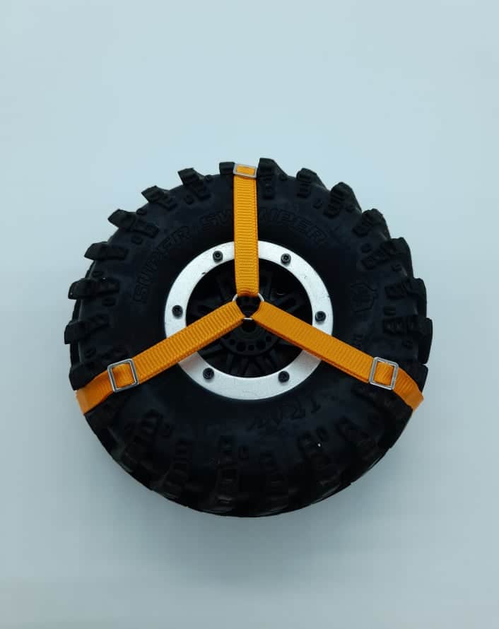 Rear wheel strap