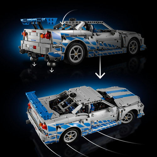 LEGO® Technic™ - 42210 - 2 Fast 2 Furious Nissan Skyline GT-R (R34) Car