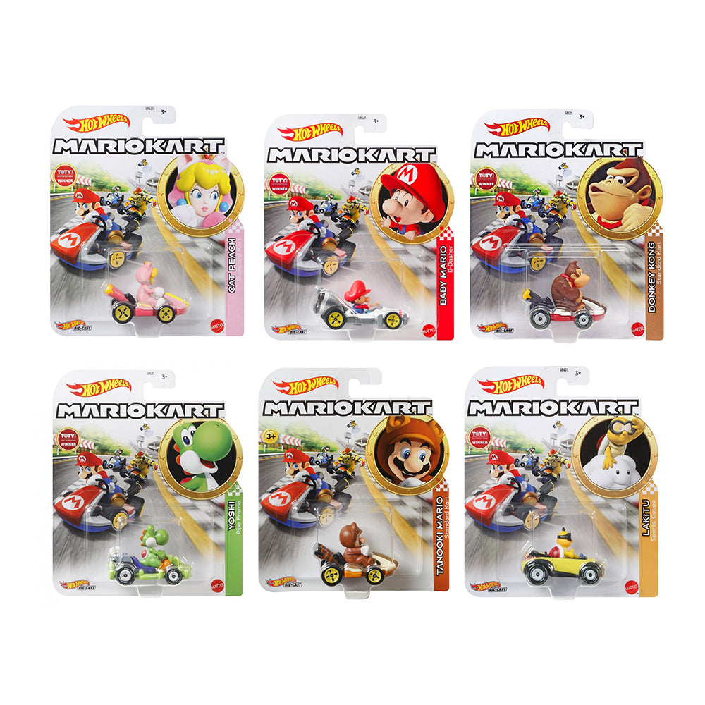 Hot Wheels Mario Kart - Waluigi Badwagon