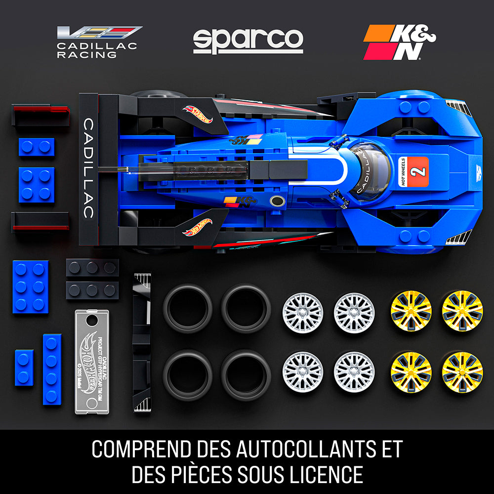 Brick Shop Hot Wheels - Projet GTP Hypercar de Cadillac - 236 pièces