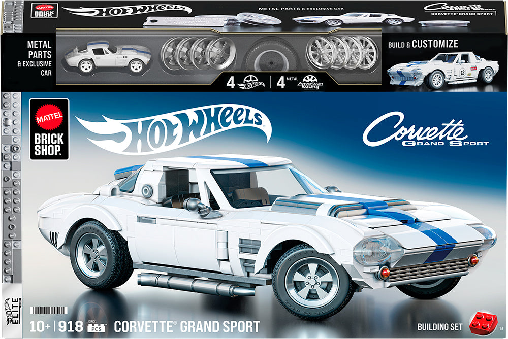Brick Shop Hot Wheels - Corvette Grand Sport - 918 pièces