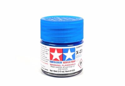 X-23 Clear Blue Gloss Mini - Tamiya Acrylic Paint