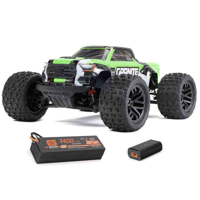 1/18 GRANITE GROM MEGA 380 Brushed 4X4 Monster Truck RTR with Battery & Charger