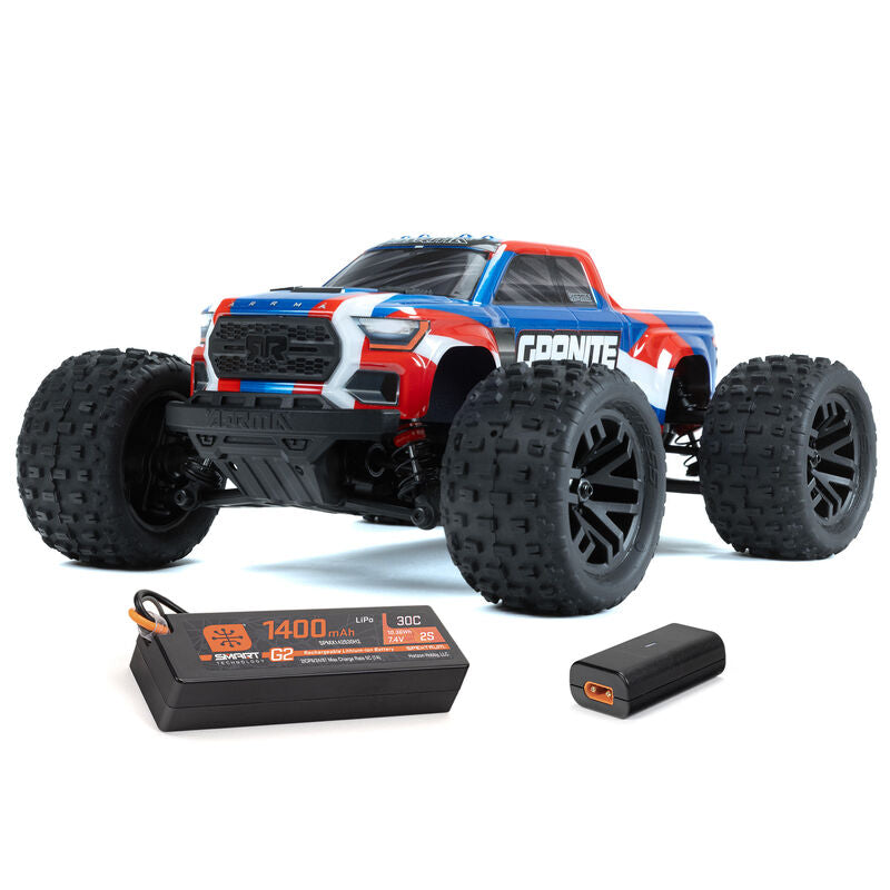 1/18 GRANITE GROM MEGA 380 Brushed 4X4 Monster Truck RTR with Battery & Charger