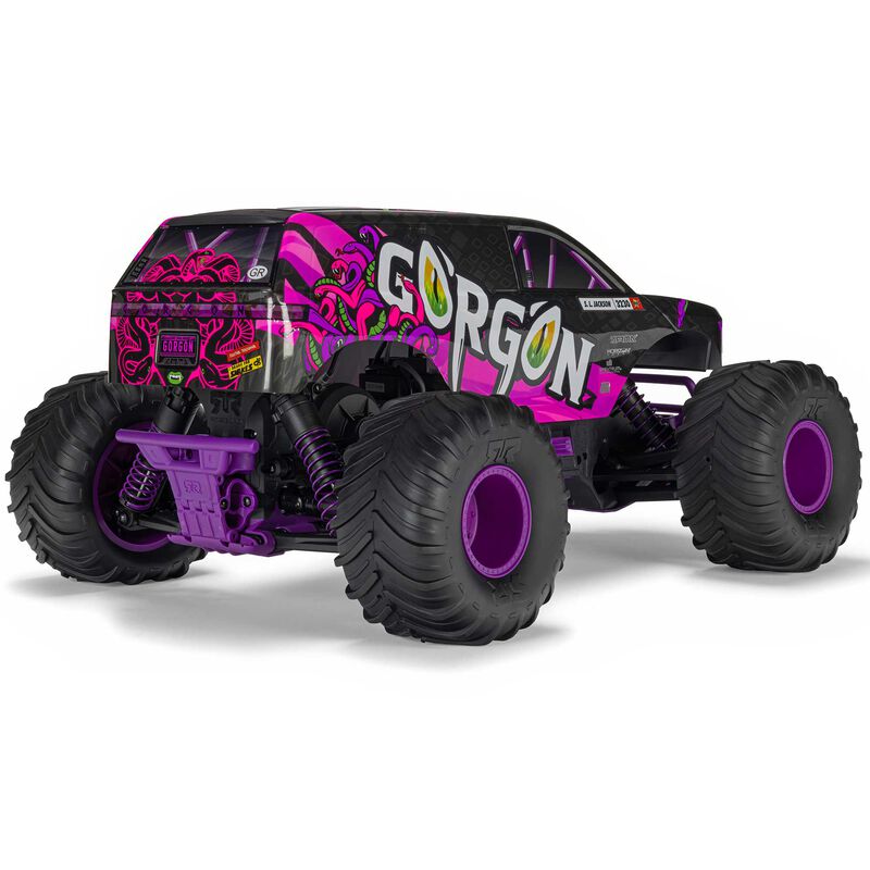 1/10 GORGON 4X2 MEGA 550 Brushed Monster Truck RTR with Battery & Charger