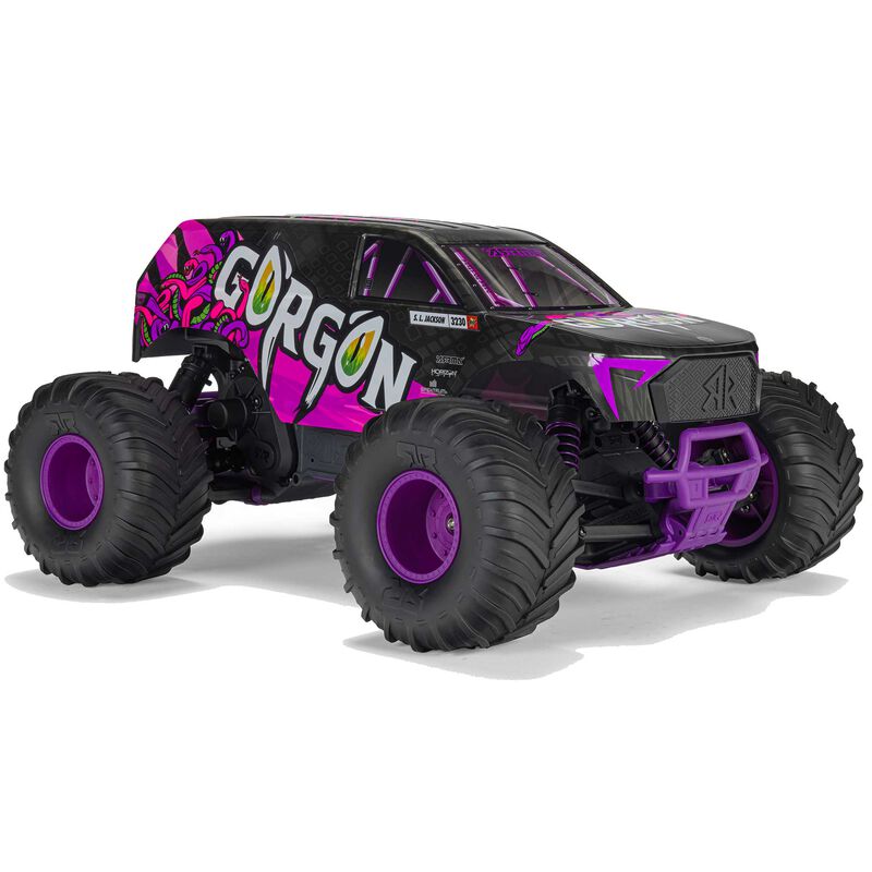 1/10 GORGON 4X2 MEGA 550 Brushed Monster Truck RTR with Battery & Charger