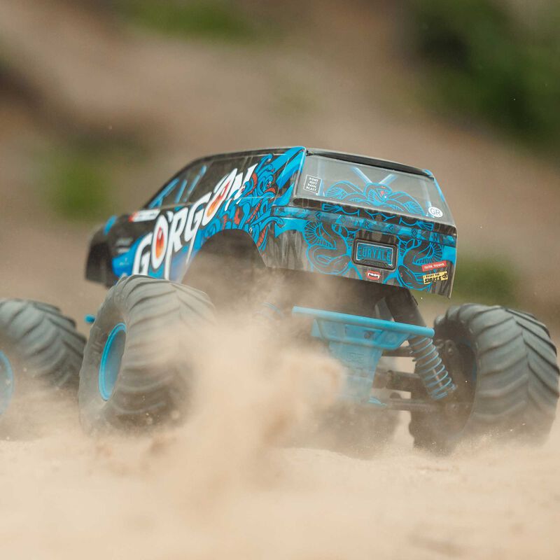 1/10 GORGON 4X2 MEGA 550 Brushed Monster Truck RTR with Battery & Charger