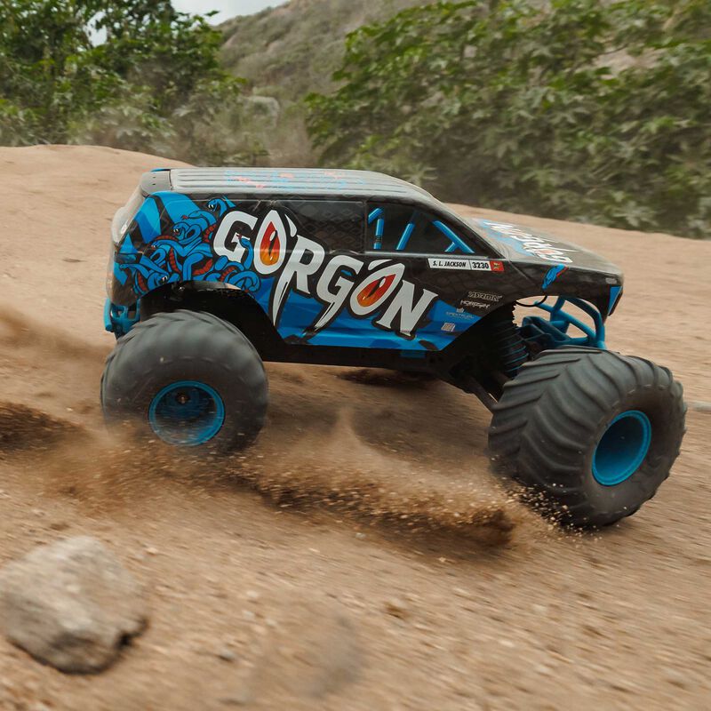 1/10 GORGON 4X2 MEGA 550 Brushed Monster Truck RTR with Battery & Charger