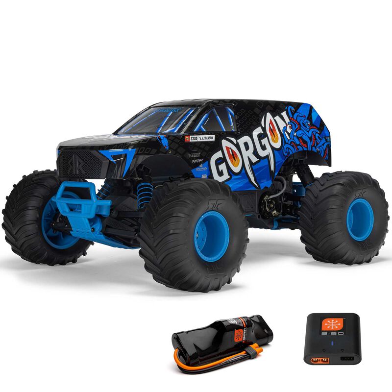 1/10 GORGON 4X2 MEGA 550 Brushed Monster Truck RTR with Battery & Charger