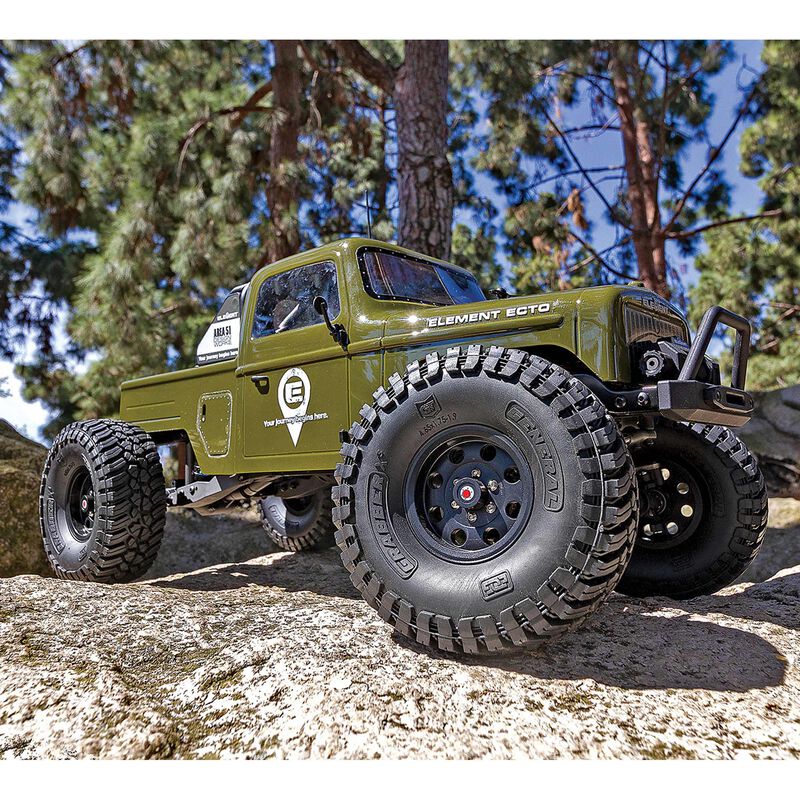 1/10 Enduro Ecto 4X4 Trail Truck RTR, Green LiPo Combo