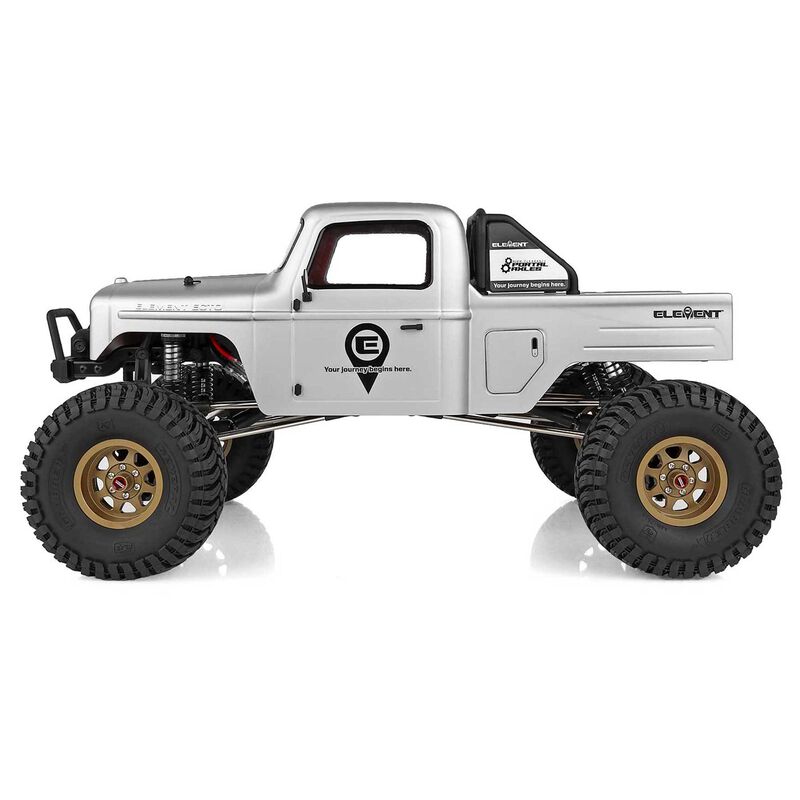1/10 Enduro Ecto 4x4 Trail Truck RTR, Portal Axles, Gray, LiPo Combo