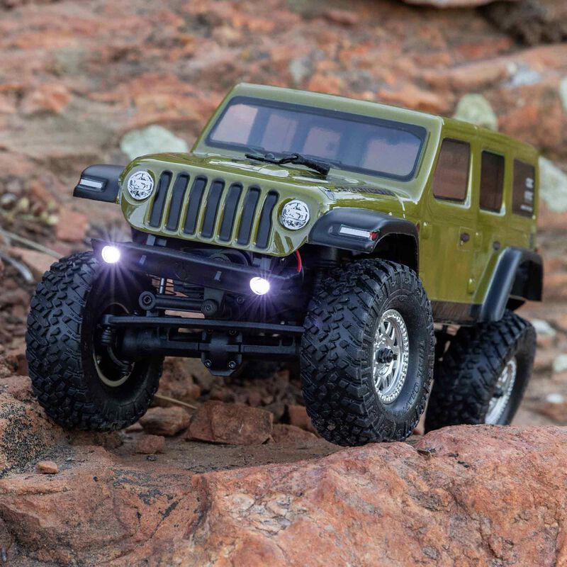 1/24 SCX24 Jeep Wrangler JLU 4X4 Rock Crawler Brushed RTR