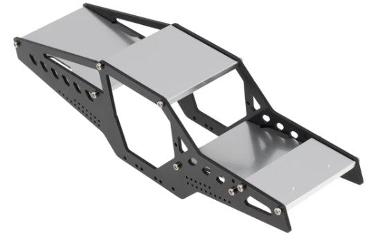 MEUS Racing Carbon Fiber Aluminium Roll Cage Body Shell Chassis Frame for Axial 1/24 SCX24 90081 C10