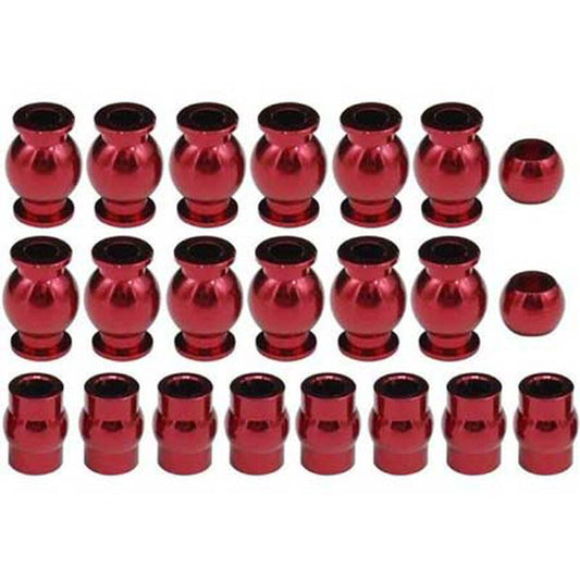 Complete Aluminum Pivot Ball Set (22): 1/10 ARRMA