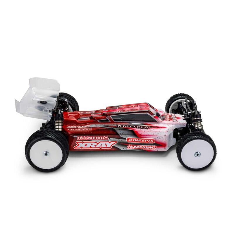 1/10 F2 2024 XRAY XB4 Polycarbonate Body w/ Carpet, Turf, & Dirt Wing (Lightweight)