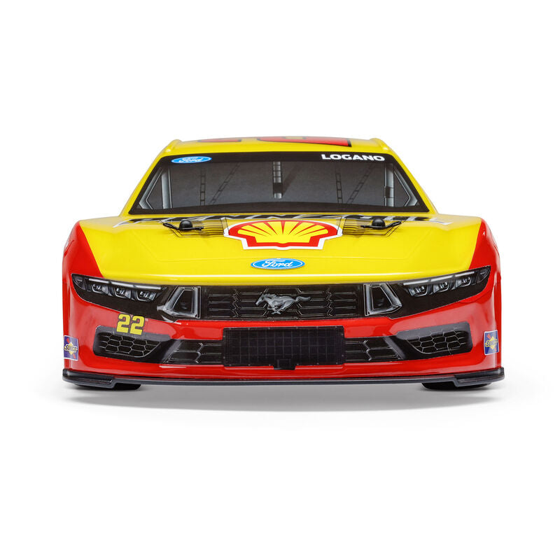 1/12 NASCAR RC Racecar Joey Logano No. 22 Shell 2025 Ford Mustang 2S AWD RTR Brushed On-Road (Battery & Charger Included)