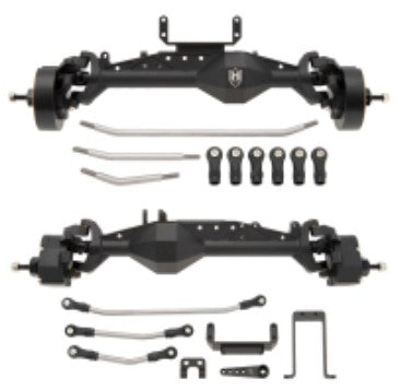 MEUS Racing 1/10 Capra 1.9 4WS UTB Isokinetic 3-Section Two Front Axles for 1/10 Axial Capra 1.9 UTB AXI03004 LCG Chassis set