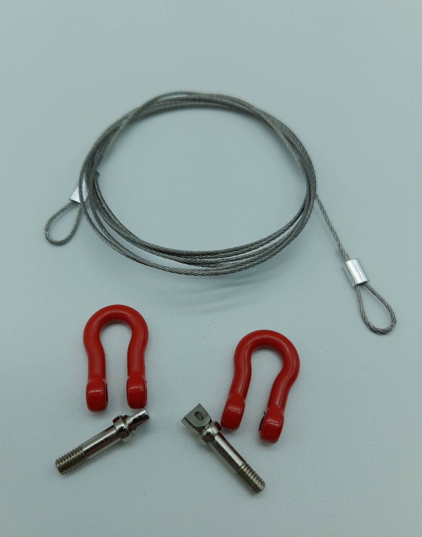 Set Of Steel Cable And Tow Hooks