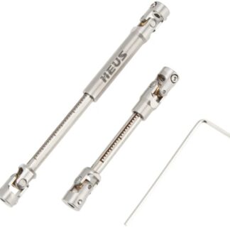 MEUS Racing Metal SCX24 Cuttable Drive Shaft for 1/24 Axial SCX24 RC Crawlers