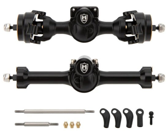 MEUS Racing +3mm Isokinetic SCX30 Axles with 3-Section CVD for Axial 1/30 SCX30
