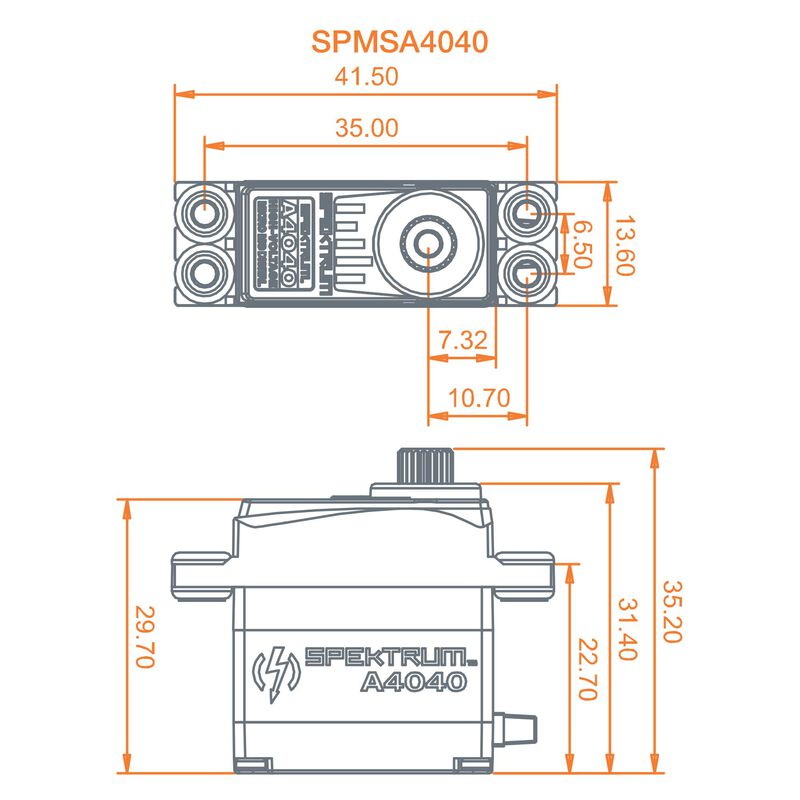 A4040 MT/HS Micro Metal Gear HV Servo