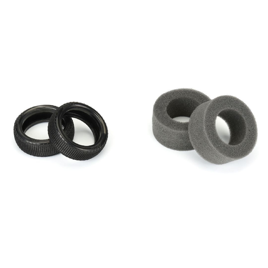 AKA Products 1/10 Rivet Medium Carpet 4WD Front Buggy Tires (2)