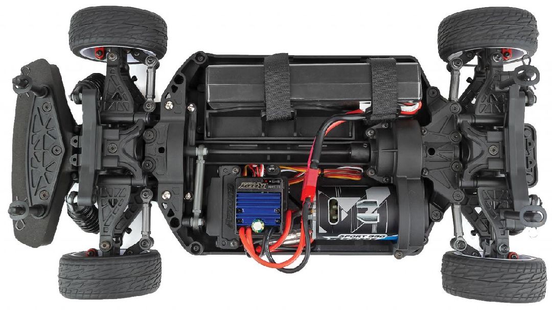 Team Associated 1/10 Apex2 Sport Nissan Z 4x4 RTR Lipo Combo - Red