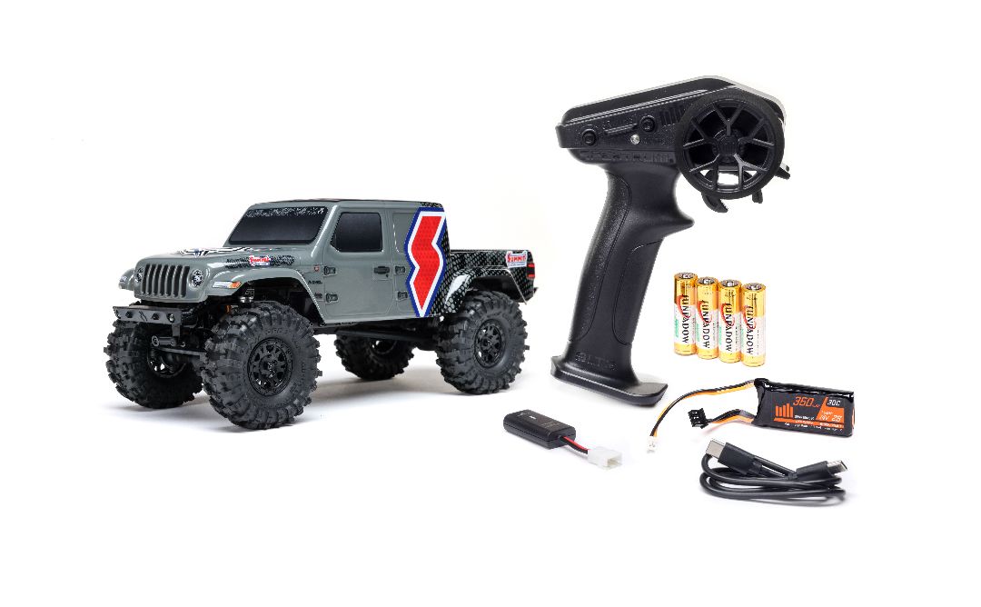 Axial 1/24 SCX24 Summit Racing Jeep Gladiator (B&C Incl) - Grey