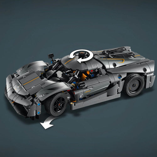 LEGO® Technic™ - 42173 - Koenigsegg Jesko Absolut Gray Hypercar
