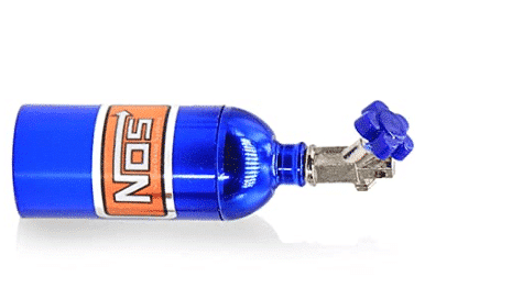 Blue NOS Bottle 1/10 Size