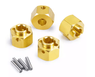 Set of (4) Brass Wheel Extensions – 12mm