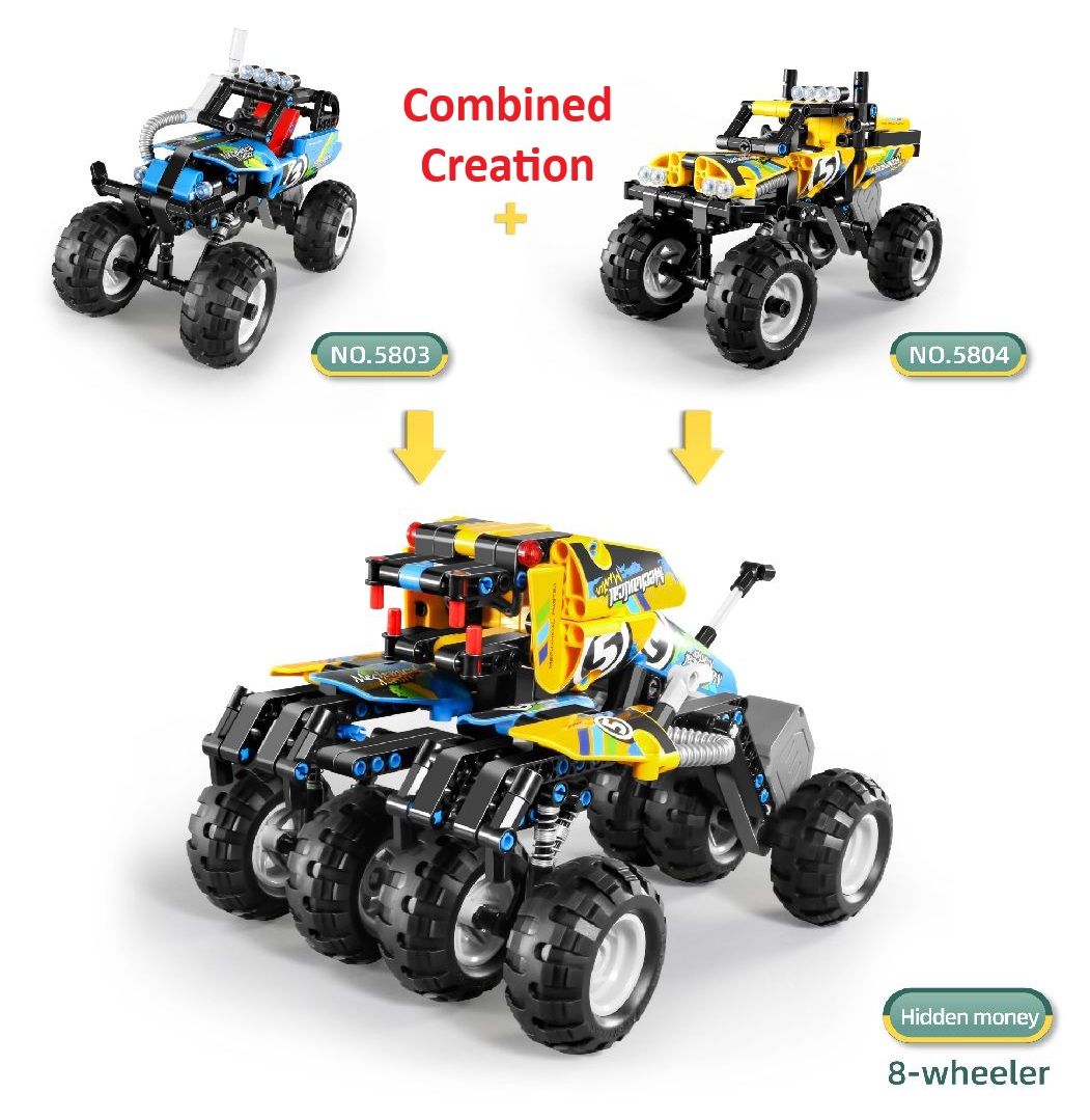 iM.Master Pull Back Off-Road Vehicle - Blue