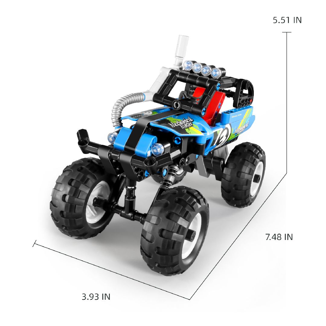 iM.Master Pull Back Off-Road Vehicle - Blue
