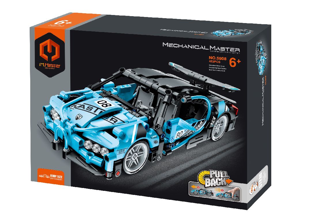 iM.Master - 5808 - Pull back - Super Car, Blue