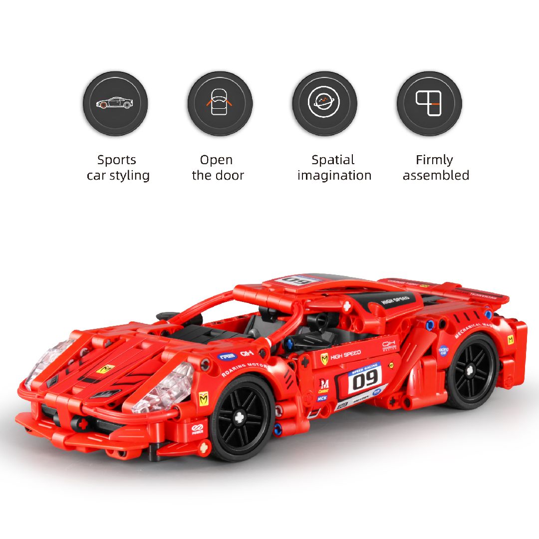 iM.Master - 5809 - Pull back Super Car, Red