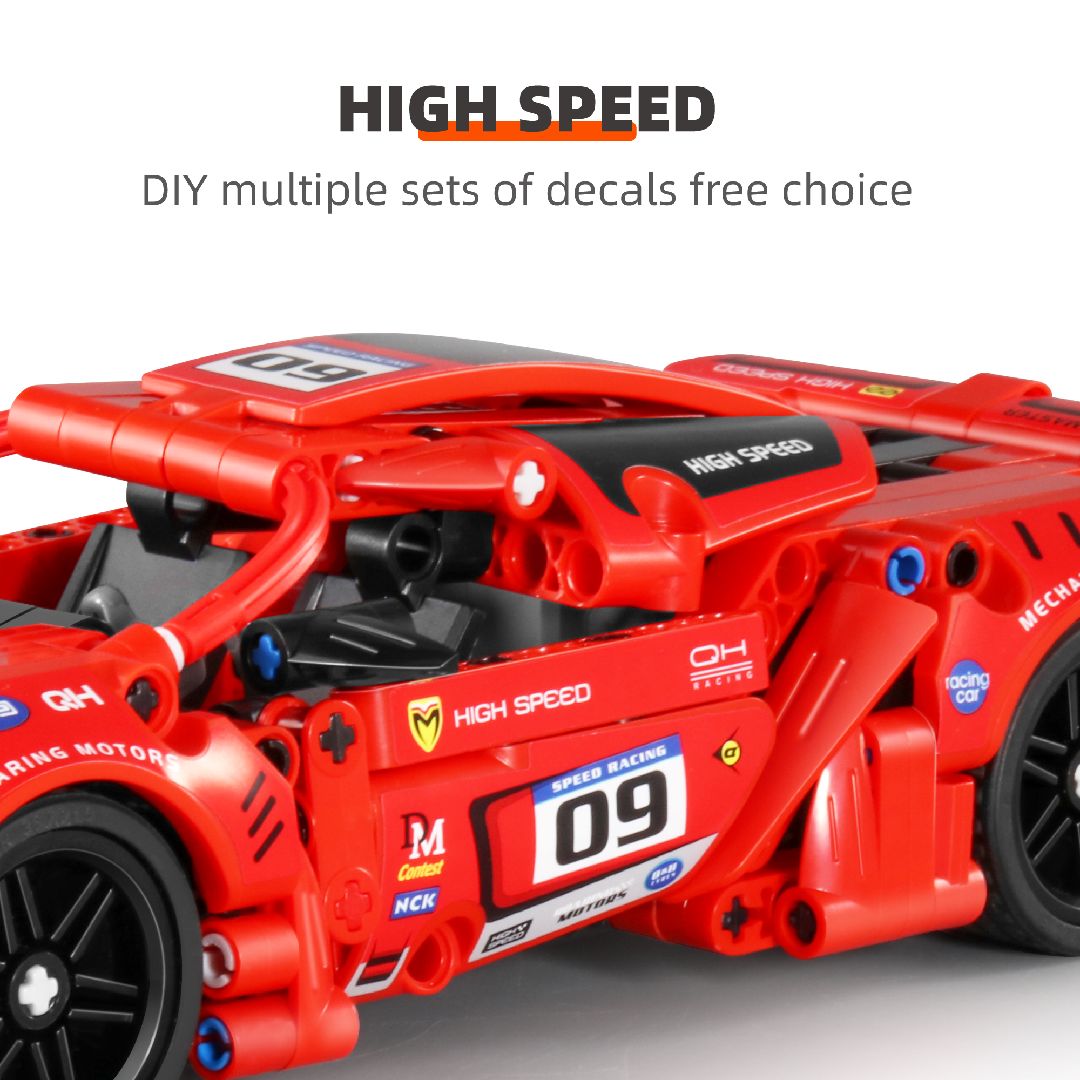 iM.Master - 5809 - Pull back Super Car, Red