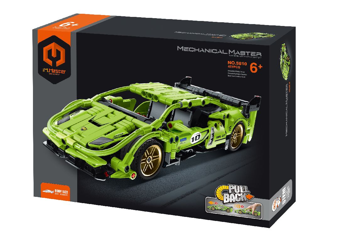 iM.Master - 5810 - Pull back Super Car, Green