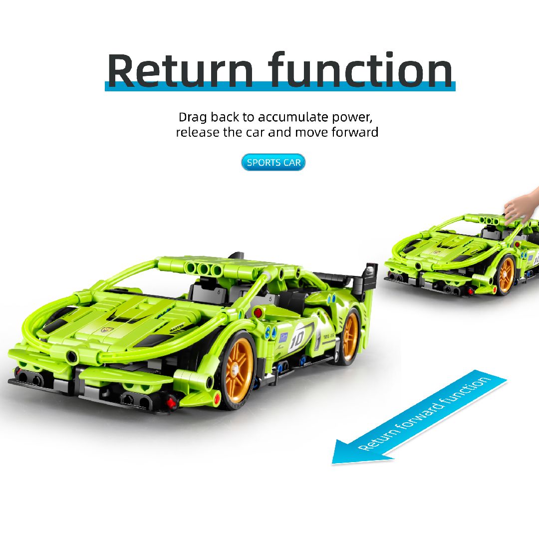 iM.Master - 5810 - Pull back Super Car, Green