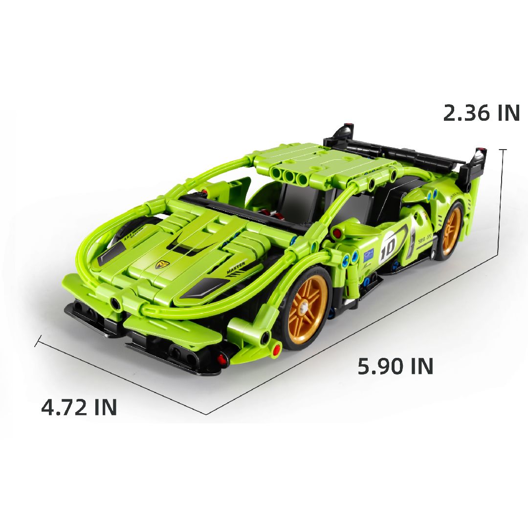 iM.Master - 5810 - Pull back Super Car, Green