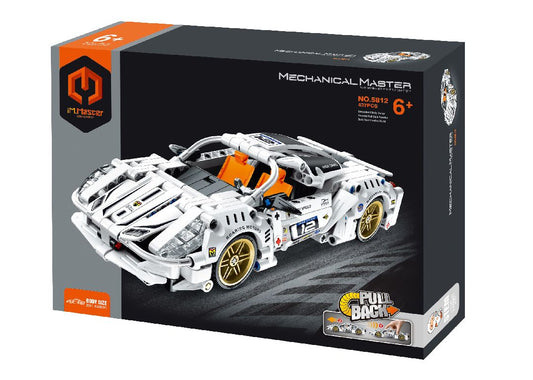 iM.Master Pull back - Super Car, White