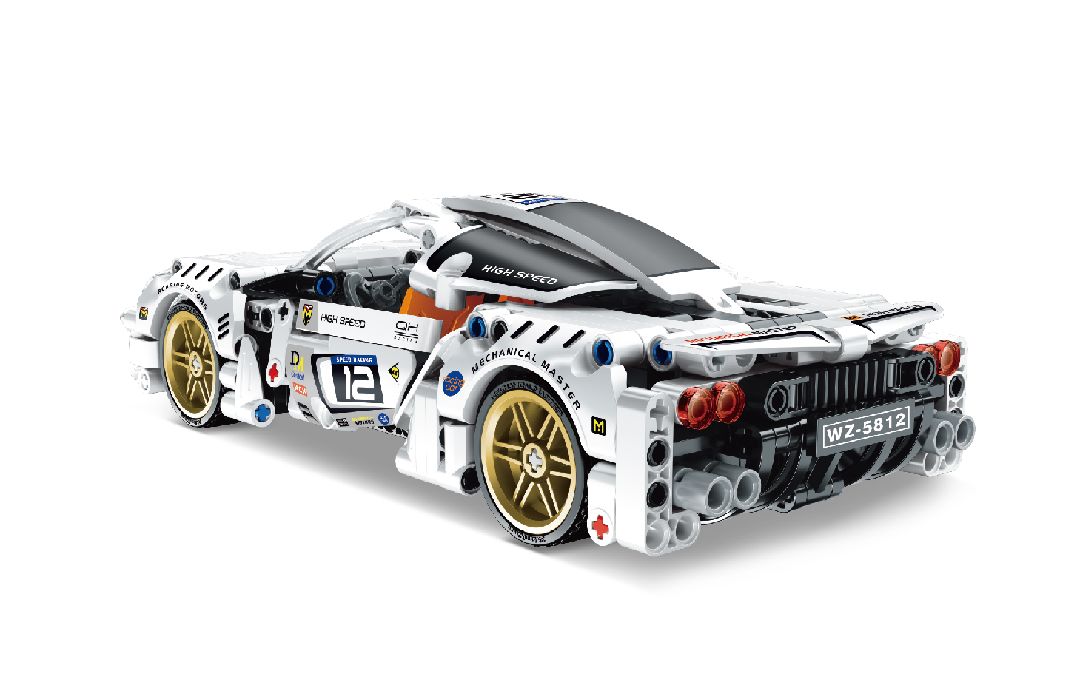 iM.Master Pull back - Super Car, White