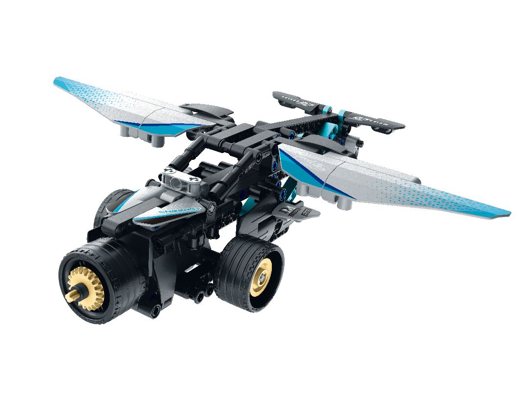 IM.Master - 5826 - 2 in 1 Pull Back Racing Car&High-wing Airplane