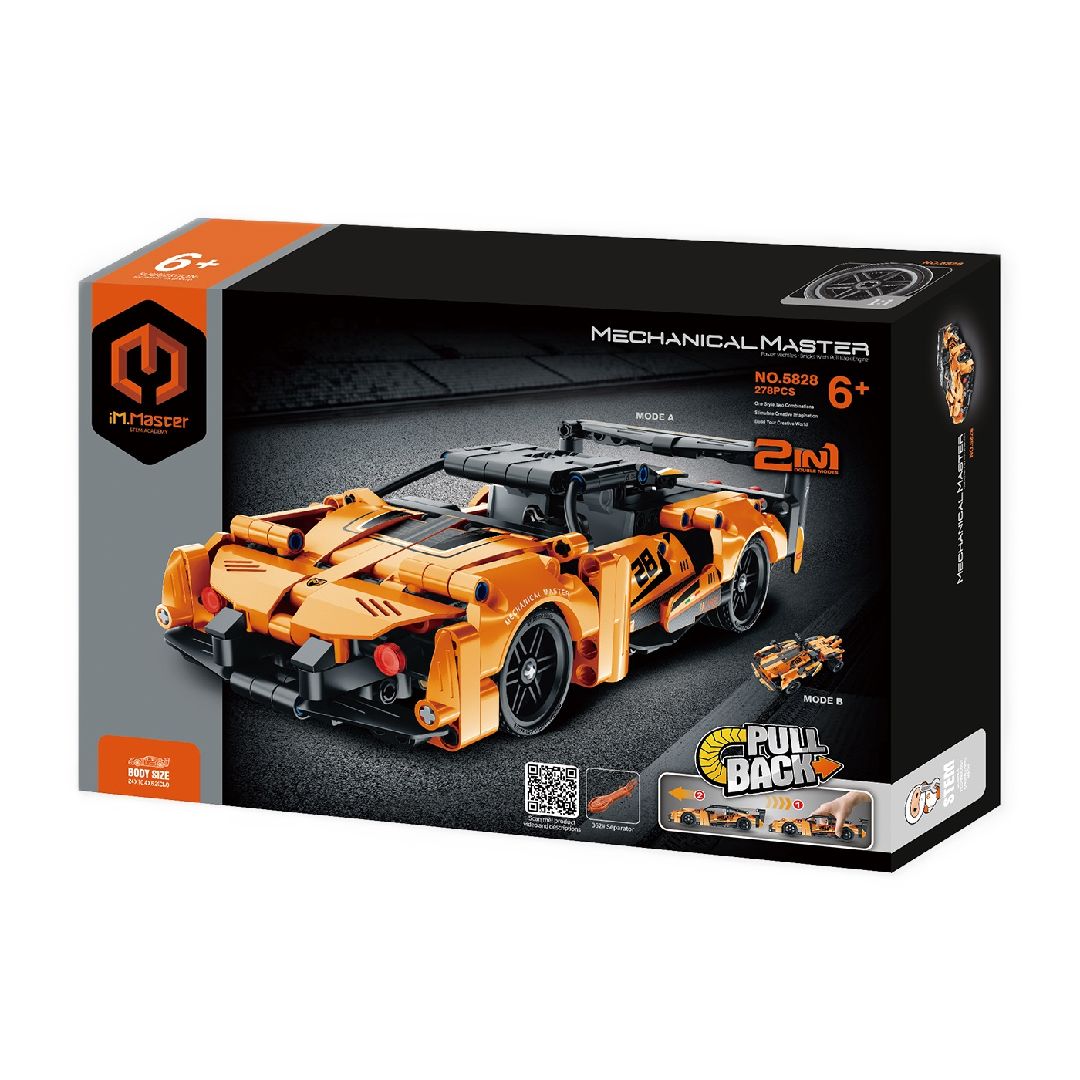 IM.Master - 5828 - 2in1 Pull Back Super & Mountain Car (Orange)