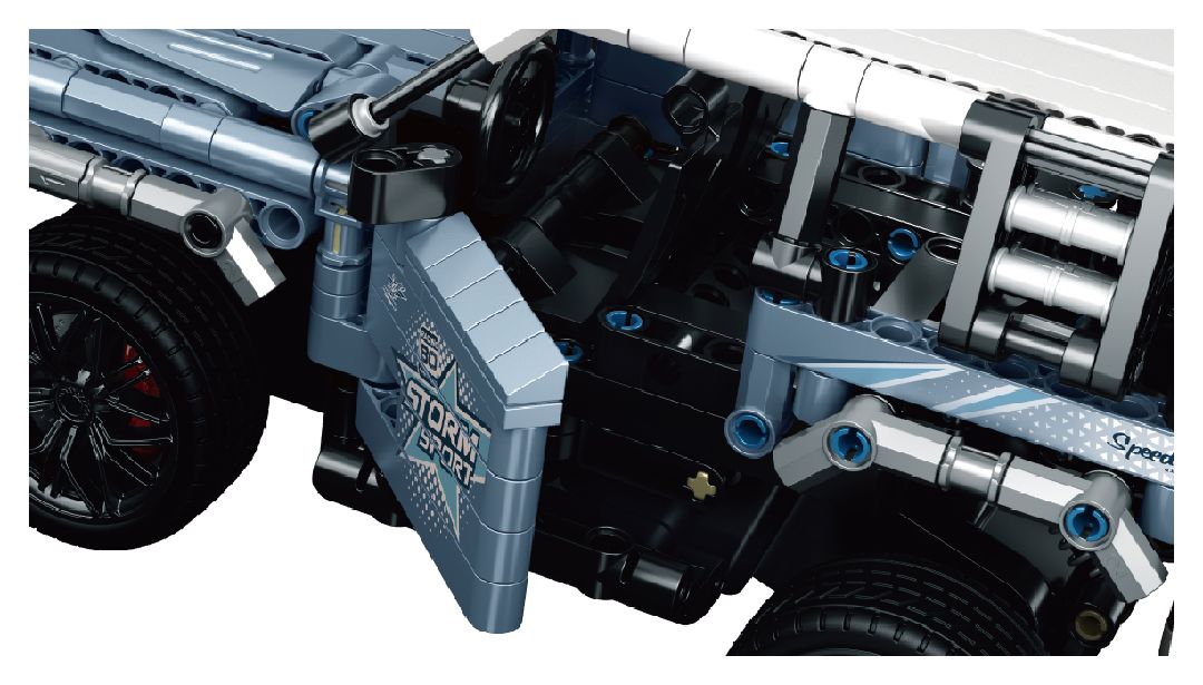 iM.Master - 8041 - R/C Off-Roader - Blue - 503 pcs