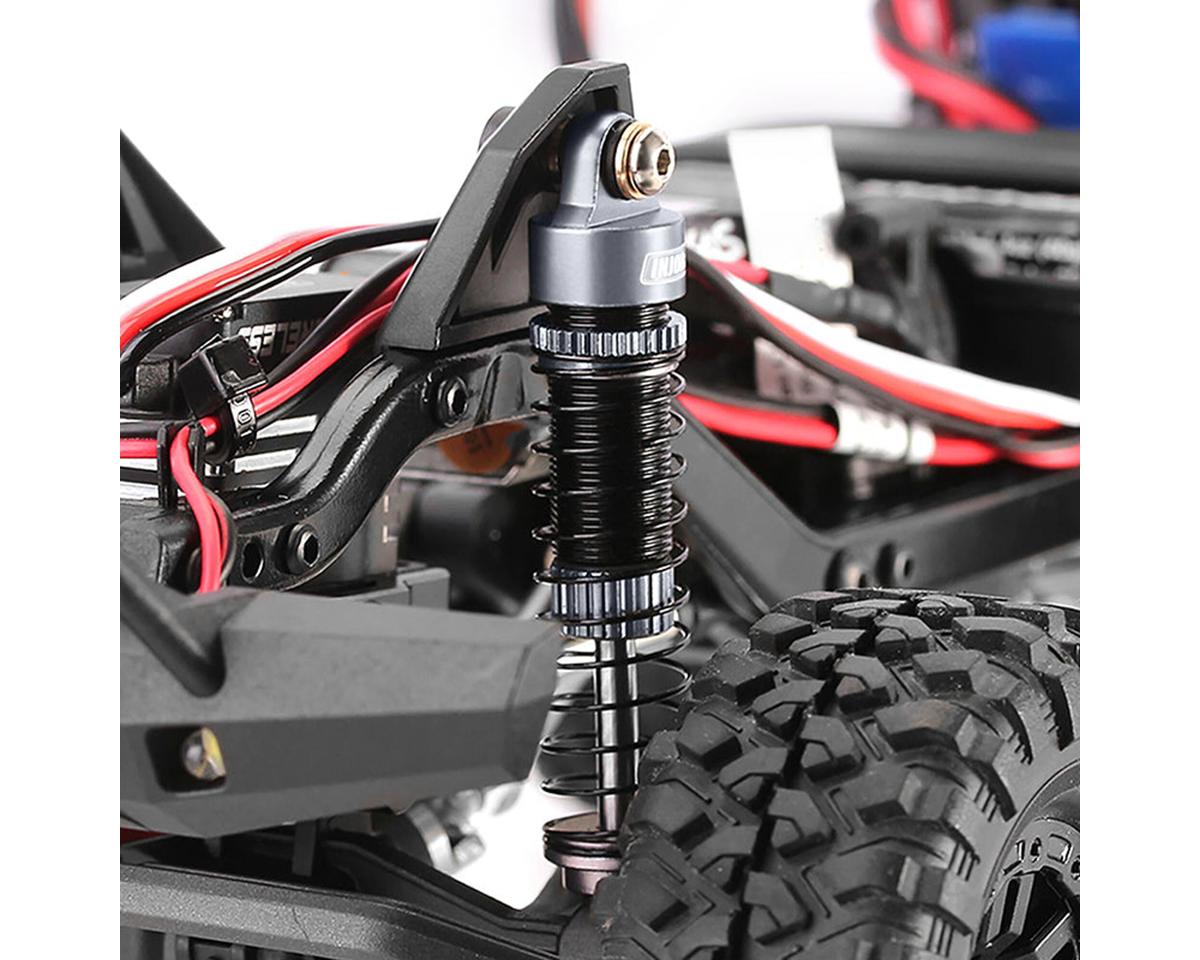 Injora Aluminum 53mm Threaded Oil Shocks for Traxxas® TRX-4M® (4) (Grey)