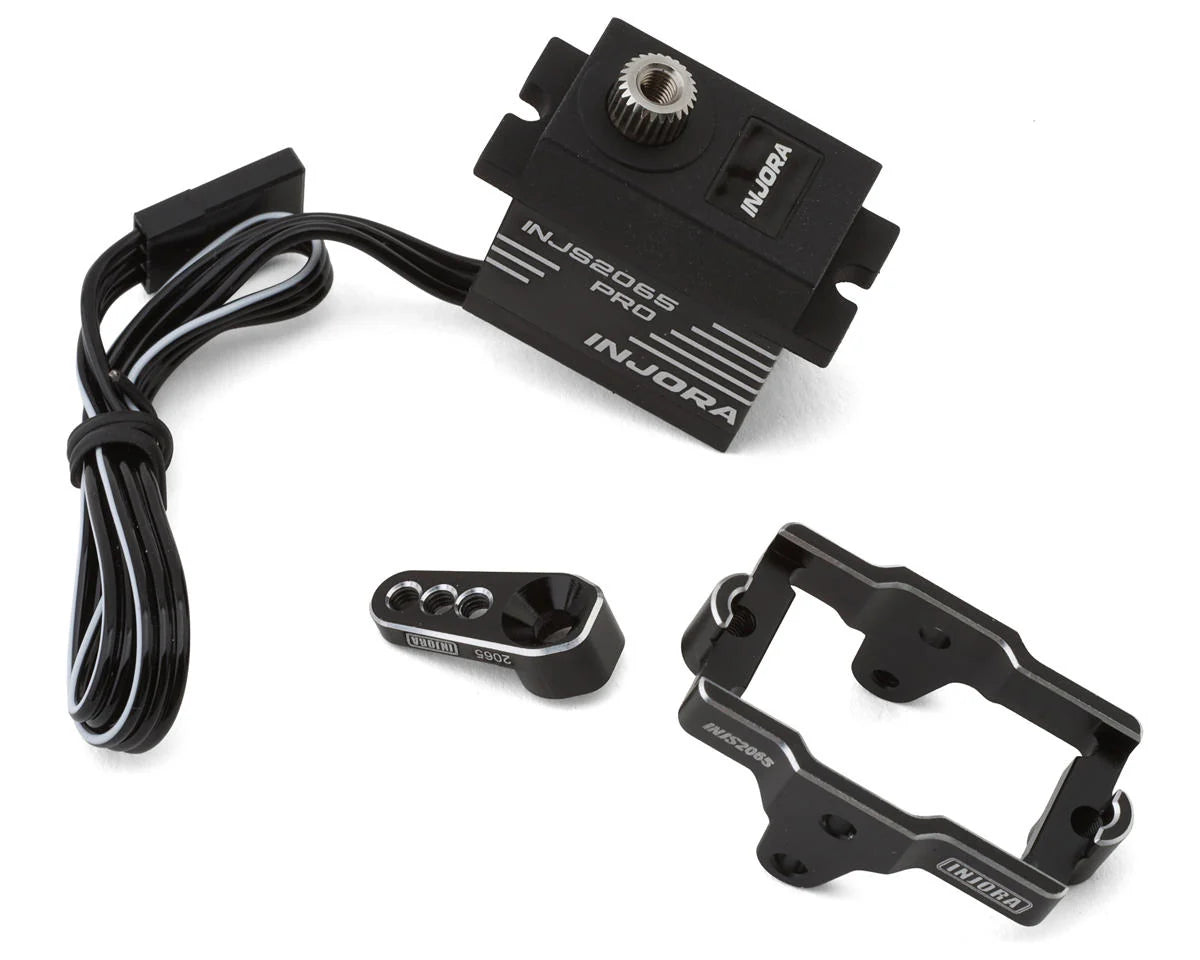 Injora INJS2065 PRO 9KG HV Servo w/Aluminum Mount & Horn for Traxxas® TRX-4M™