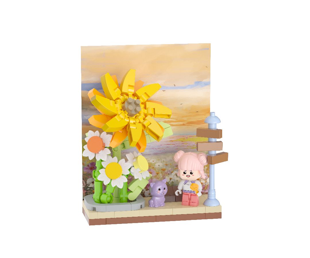 Koco Stamen Scene - 06 - Sunflower