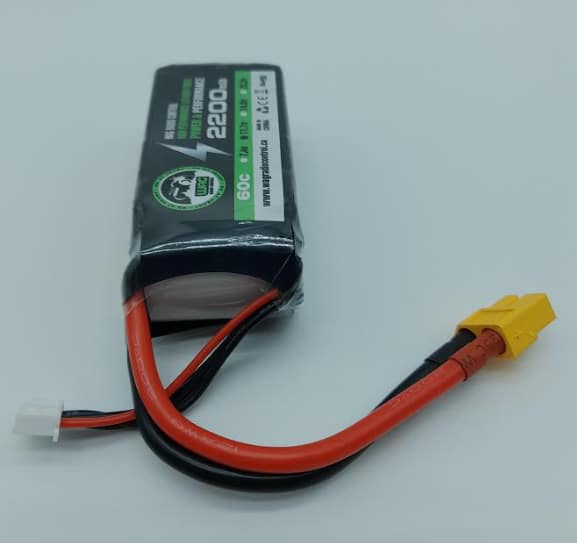 Lipo Battery 3S 11.1V 2200mAh 60C XT60