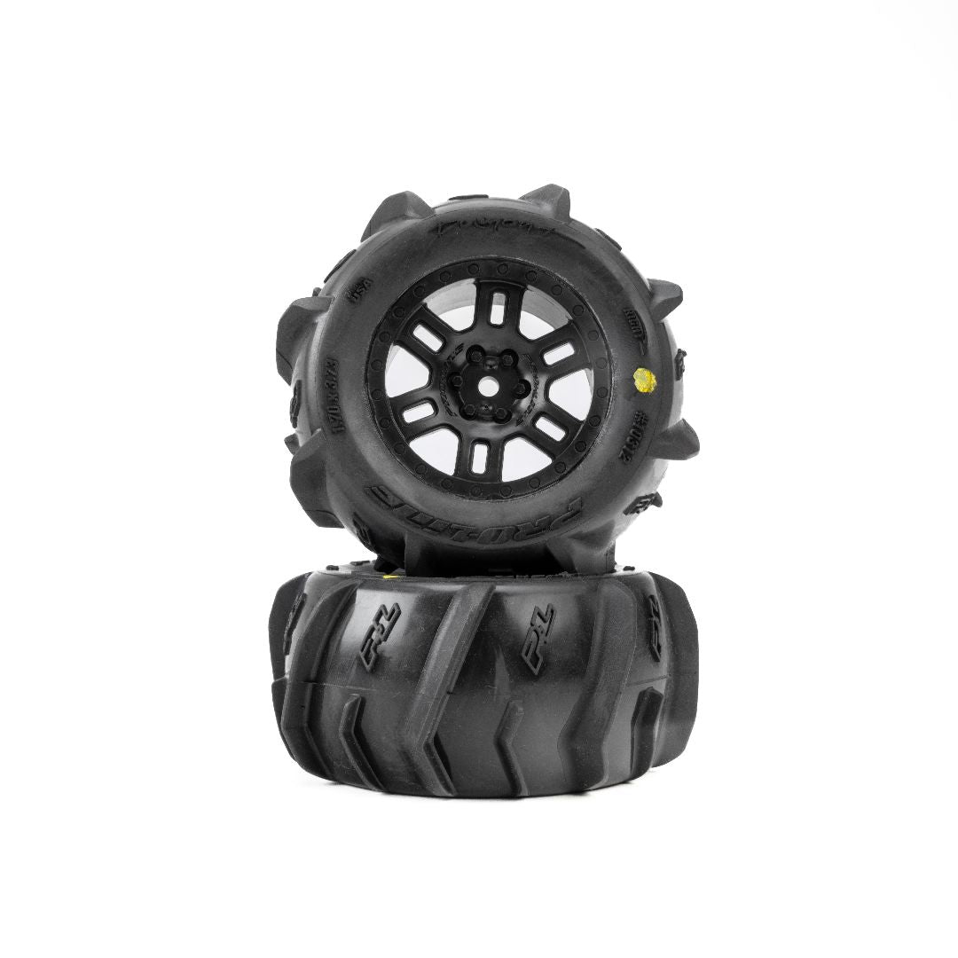 Pro-Line Dumont F/R MT Tires MTD 12mm Black Split Six for ARRMA MINI KRATON (2)